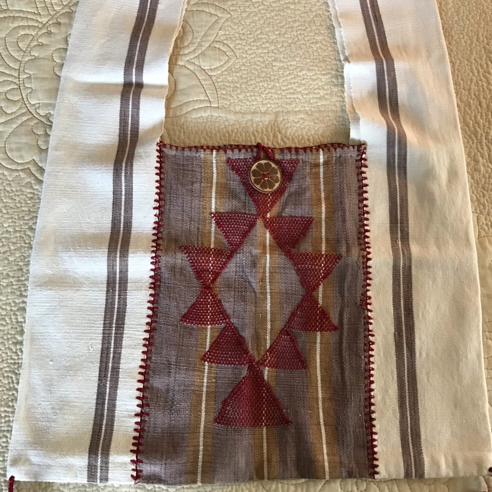 Mexican Market Boho Crossbody Handwoven Cotton Bag